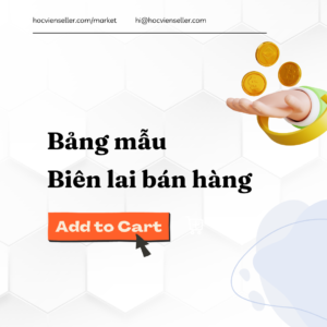 Bảng mẫu biên lai bán hàng