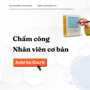 Bảng mẫu chấm công nhân viên cơ bản